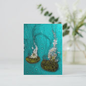Deep Sea Jellies Postcard Postkarte (Stehend Vorderseite)