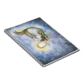 Deep Sea Moon Mermaid-Notebook Notizblock (Rechte Seite)
