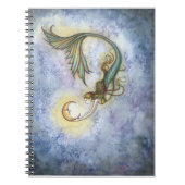 Deep Sea Moon Mermaid-Notebook Notizblock (Vorderseite)