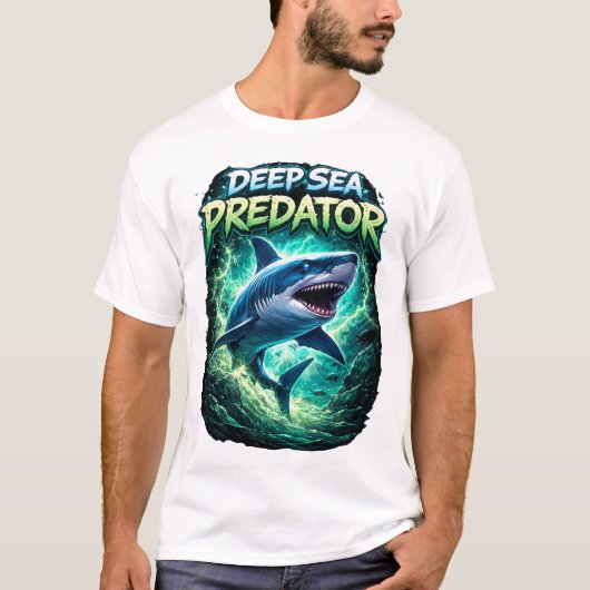 Deep sea predator shark T-Shirt (Vorderseite)