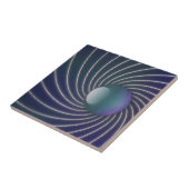 Deep Sea Spirals Decorative Tile Fliese (Seite)