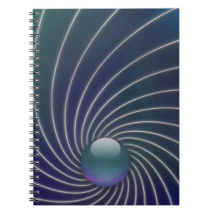 Deep Sea Spirals Notebook Notizblock