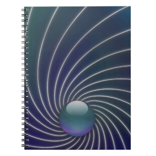 Deep Sea Spirals Notebook Notizblock (Vorderseite)