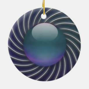 Deep Sea Spirals Ornament