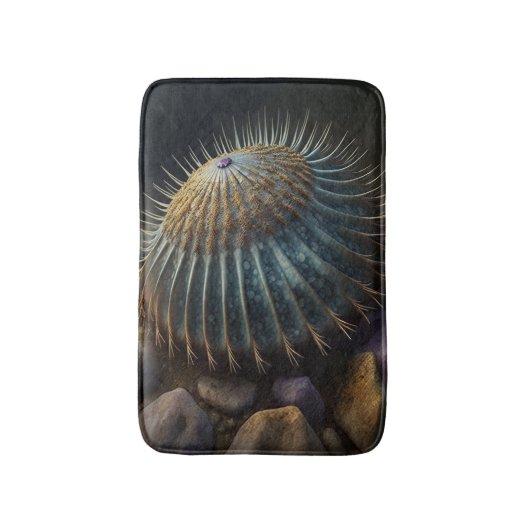 Deep Sea Urchin Badematte (Vorderseite Vertikal)