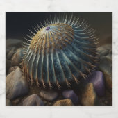 Deep Sea Urchin Bierflaschenetikett (Einzelnes Label)