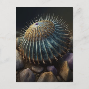 Deep Sea Urchin Einladungspostkarte