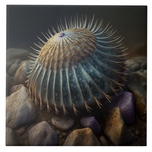 Deep Sea Urchin Fliese (Vorderseite)