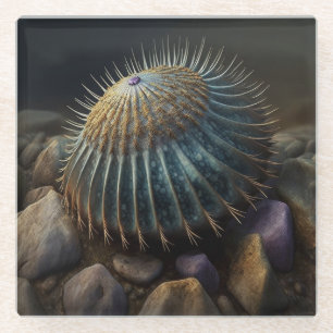 Deep Sea Urchin Glasuntersetzer
