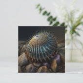 Deep Sea Urchin Karte (Stehend Vorderseite)