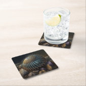 Deep Sea Urchin Rechteckiger Pappuntersetzer (Vor Ort)
