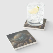Deep Sea Urchin Steinuntersetzer (Seitenansicht)