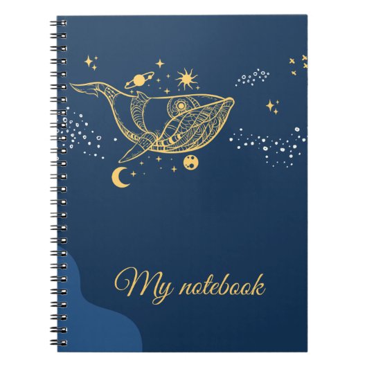 Deep Sea Whales Notebook - Ocean Deths Journal Notizblock (Vorderseite)