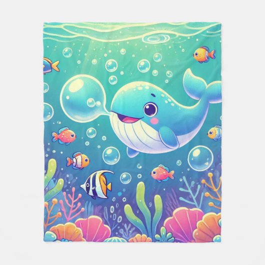 Deep-Sea Wonders Fleecedecke (Vorderseite)