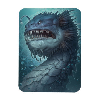 Deep See Dragon Magnet von Kerem Beyit
