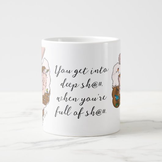 Deep Sh@#-Tasse Jumbo-Tasse (Vorderseite)