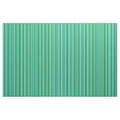 Deep Sky Blau, Türkis und grüne Streifen Stoff (Yard (91,4 cm))