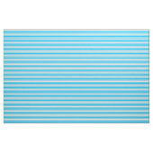 Deep Sky Blue & Beige Lined/Strip Muster Stoff (Yard (91,4 cm))
