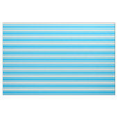 Deep Sky Blue & Beige Lined/Strip Muster Stoff (Fat Quarter (45,7 x 55,9 cm))