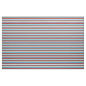 Deep Sky Blue, Beige und Brown Pattern Stoff (Yard (91,4 cm))