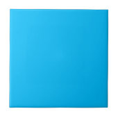 Deep Sky Blue Bold Moderne Akzent Fliese (Vorderseite)