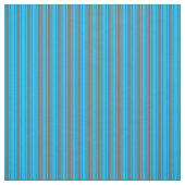 Deep Sky Blue & Dim Grau farbige Streifen Stoff (Muster)