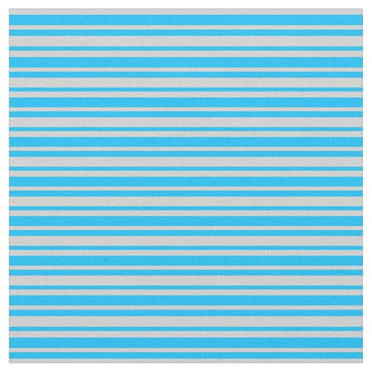 Deep Sky Blue & Light Gray Lines Muster Stoff (Nahaufnahme)