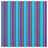 Deep Sky Blue, Lila und dunkelgrünes Muster Stoff (Muster)