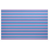 Deep Sky Blue, Plum, Red und Dark Blue Streifen Stoff (Fat Quarter (45,7 x 55,9 cm))