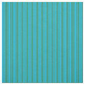 Deep Sky Blue & Sea Green farbene Streifen Stoff (Muster)
