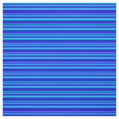 Deep Sky Blue und Blue Lines Muster Stoff (Muster)