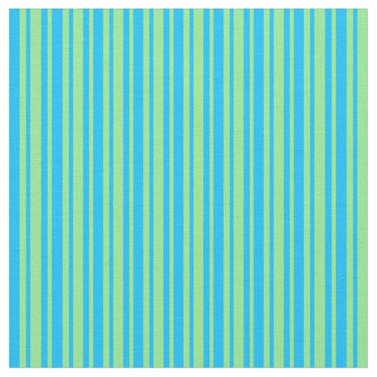 Deep Sky Blue und Light Green Cfarben Muster Stoff (Nahaufnahme)