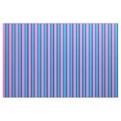 Deep Sky Blue, Violet, Blue & Brown Lined Pattern Stoff (Fat Quarter (45,7 x 55,9 cm))