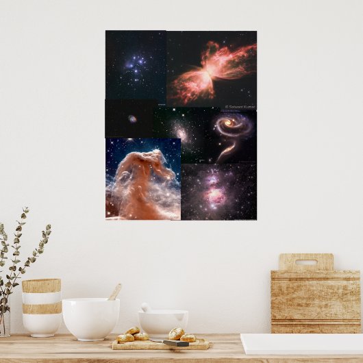 Deep Sky Images von Satwant Kumar Poster (Küche)
