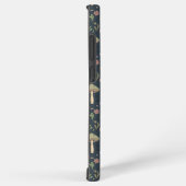 Deep Slate Blue Fungi Seamless Pattern Samsung Galaxy Hülle (Rechte Seite)