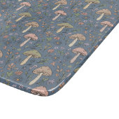 Deep Slate Gray Fungi Minimalist Moody Gift Schneidebrett (Ecke)