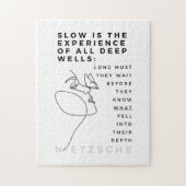 Deep Soul Introvert Philosophie Zitat Nietzsche Puzzle (Vertikal)