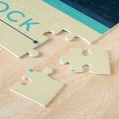 Deep Space Atomic Clock Poster, Blue Version. Puzzle (Seite)