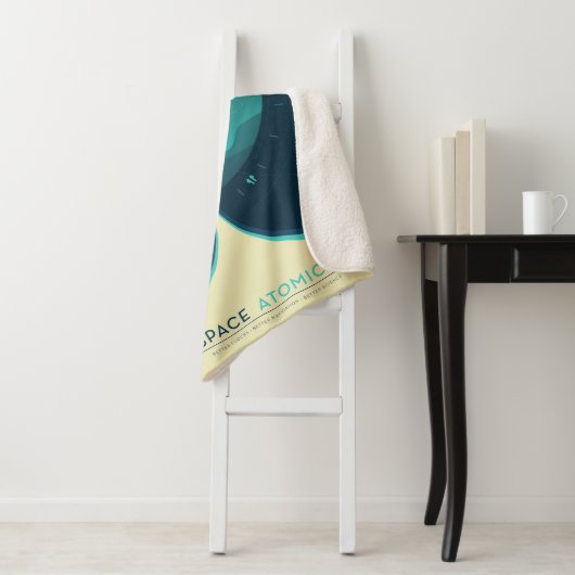 Deep Space Atomic Clock Poster, Blue Version. Sherpadecke (Beispiel)