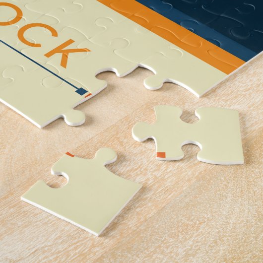 Deep Space Atomic Clock Poster, Orange Version. Puzzle (Seite)