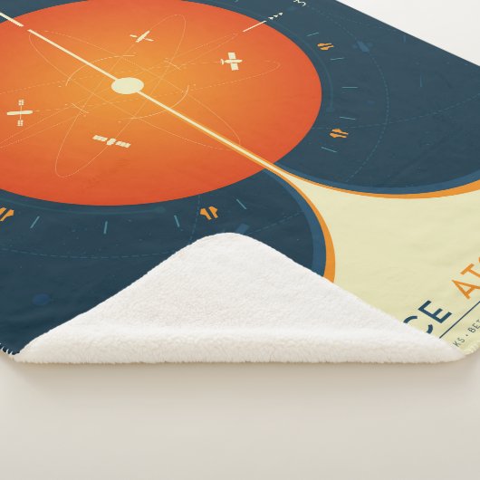 Deep Space Atomic Clock Poster, Orange Version. Sherpadecke (3/4)