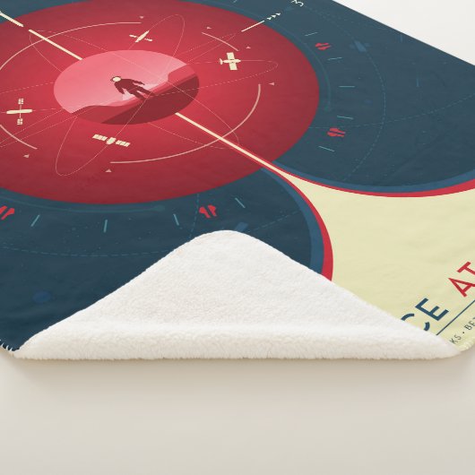 Deep Space Atomic Clock Poster, Red Version. Sherpadecke (3/4)