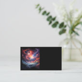 Deep Space Business Cards Visitenkarte (Stehend Vorderseite)