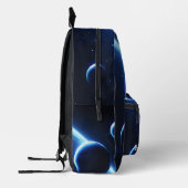 Deep Space Fade - Bold Galaxy Backpack Bedruckter Rucksack (Links)