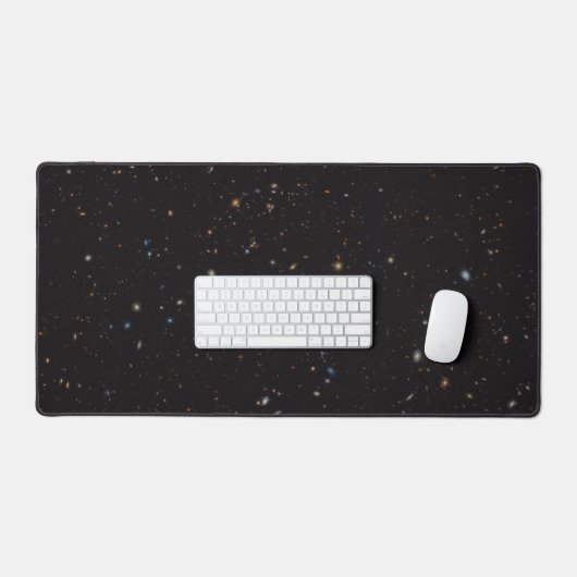 Deep Space Galaxien Black Computer Desk Pad Schreibtischunterlage (Tastatur & Maus)
