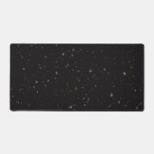Deep Space Galaxien Black Computer Desk Pad Schreibtischunterlage (Vorderseite)