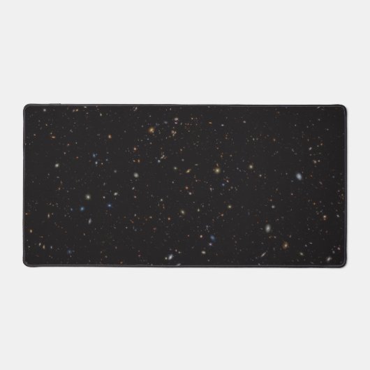 Deep Space Galaxien Black Computer Desk Pad Schreibtischunterlage (Vorderseite)