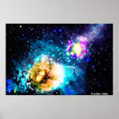 Deep Space Galaxy Poster (Vorne)