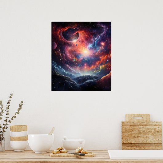 Deep Space Poster (Küche)