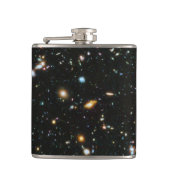 Deep Space Stars und Galaxien Flachmann (Vorderseite)